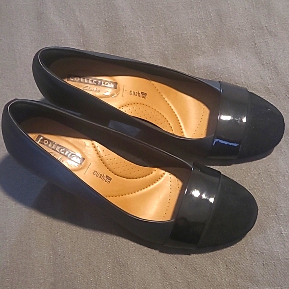 Clarks confort heel
